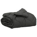 vidaXL Sommerdyne Antrasitt 200 x 155 cm Mikrofiber