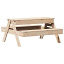  Piknikbord med sandkasse for barn heltre furu 832592