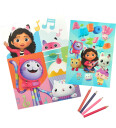 Euromic GABBY'S DOLLHOUSE Scratch set w/pencil