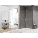 Sanipro Town Slagdør Krom / 80cm