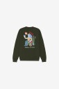 Les Deux   Collegegenser Rural Sweatshirt   Grønn