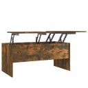 vidaXL Salongbord røkt eik 102x50,5x46,5 cm konstruert tre