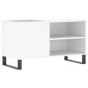  Hifi benk hvit 85x38x48 cm konstruert tre