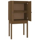 vidaXL Highboard honningbrun 60x40x120 cm heltre furu
