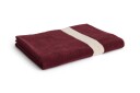 Stripe Bath Towel 100x150 cm Burgundy