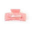 OnFleek, Hairclip Square Peony Pink Marble