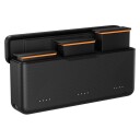 Telesin Lader For DJI Osmo Action 3–5 3 kanals PD3.0 USB C Svart