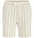 Jack & Jones Jpstjaiden Coba Stripe Jog Short M Jnr   Cream   176