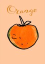 Orange Poster Plakat / 40x50cm
