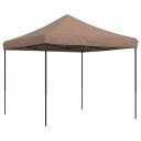  Sammenleggbart partytelt pop-up brun 292x292x315 cm 4004918