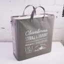 Esbada Laundry Skittentøykurv 45L Smal Grå Lin