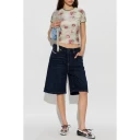 Diesel Dame Shorts Blå W25,