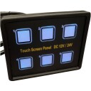 Bryterpanel   6 touch brytere 12/24V