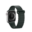 Dux Ducis Dux Ducis-Rem (Panserversjon) Stropp Apple Watch Ultra, Se, 8, 7, 6, 5, 4, 3, 2, 1 (49, 45, 44, 42 Mm) Magnetisk Silikonrem Armbånd Grønt