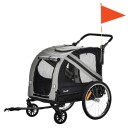 Hundehenger Og Hundevogn 2 I 1 For Mellomstore Hunder