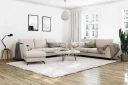 Ocean Lyx Fotskammel - Beige