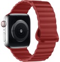 Decoded Silikone Magnet Traktionsrem til Apple Watch - 42/44/45mm - RÃ¸d