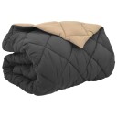 vidaXL Vinter Dynen Antrasitt og Taupe 220 x 240 cm Mikrofiber