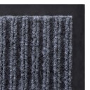 vidaXL Dørmatte grå 120x220 cm PVC