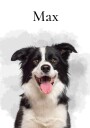 Custom Dog Portrait Plakat Plakat / 100x150cm