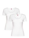 HUGO Twin T Shirt Rn   White   S