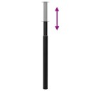  Teleskopisk bordben 2 stk 710 mm-1100 mm 242153