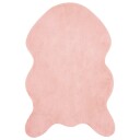  Skliikkerteppe i kunstig kaninpels OLITE Rosa 60 x 90 cm