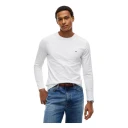 Tommy Hilfiger Tommy Logo Long Sleeve Tee - White - M