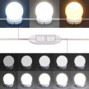 vidaXL Speilskap med LED brun eik 90x31,5x62 cm