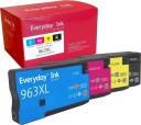 Everyday HP 963XL BK/Y/C/M kompatible blekkpatroner 4 pk 006R04993