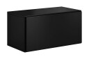 Vitrineskap Roco 37,5x39x75 cm   Svart/Svart