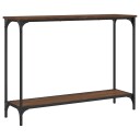  Konsollbord brun eik 101x30,5x75 cm konstruert tre 8721012194885