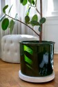Bergs Potter Rolling Stones Plantevogn Ø25 cm Hvit