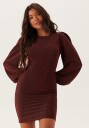 Bubbleroom Puff Sleeve Sparkling Dress
