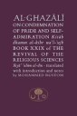 Al-Ghazali On The Condemnation Of Pride And Self-Admiration Av Abu Hamid Al-Ghazali