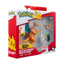 Pokémon Battle Figur Sett - Charizard, Eevee og Sirfetch'd