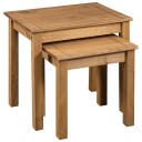 vidaXL Stablebord 2 stk heltre furu Panama Range