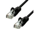 ProXtend - Koblingskabel - RJ-45 (hann) til RJ-45 (hann) - 20 cm - UTP - CAT 5e - formstøpt, uten hindringer - svart