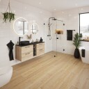 Vikingbad Greenwood Vegg- / Gulvflis Miele Brun 20x120cm