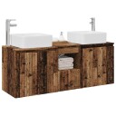 vidaXL Baderomsskapsett 3 stk. Gammelt tre 53 x 35 x 63 cm