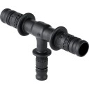 20 x 20 x 16 mm Press-T-stykke PVDF Mepla