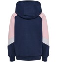 Hummel Hettegenser   hmlJR   Dress Blue/Roseate skjestork   Hummel   7 8 år (122 128)   Hettegenser Grå Marineblå Rosa