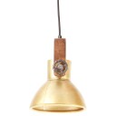 vidaXL Industriell hengelampe 25 W messing rund 19 cm E27