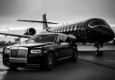 Luxury Lifestyle Black & White Landscape Plakat Plakat / 21x30cm