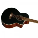 Ortega D8CE-5 5-strengad Akustisk bass Med mikrofon Cutaway Gloss Black