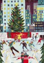 Ice skating at Rockefeller center Poster Plakat / 21x30cm