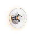 Design By Us New Wave Optic Vegglampe XL Clear/Silver