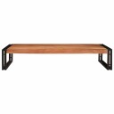  Badehylle med hylle 120 x 50 x 23 cm Massiv mango tre jern