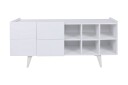 Kashiwa Avlastningsbord 150 cm   Hvit