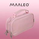Maaleo Rosa Dobbel Uttrekkbart Pennal